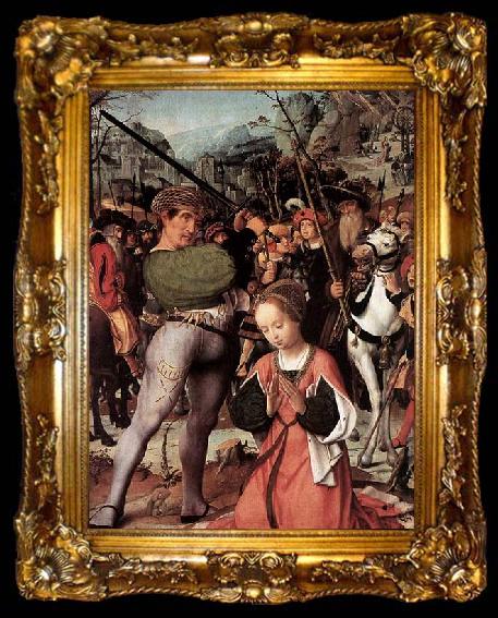 framed  PROVOST, Jan The Martyrdom of St Catherine, ta009-2